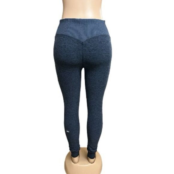 ALO Yoga Heathered Blue Leggings - Picture 3 of 6